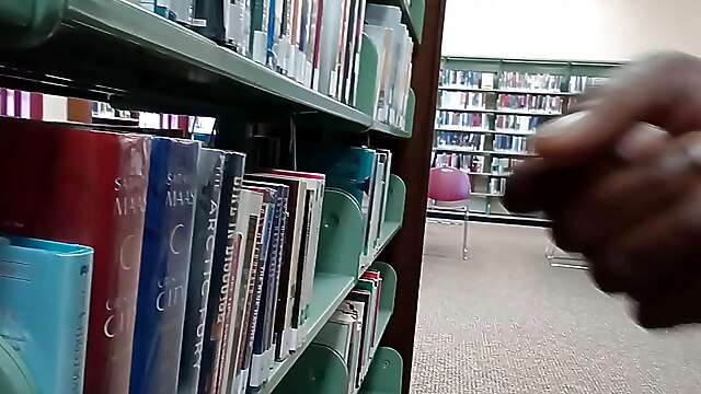 Library black, ebony blackdick, black dick in public, me flashing at you, flashing they