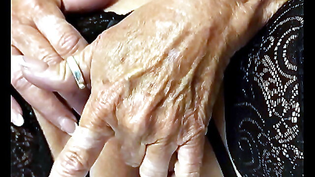 Smooth shaved pussy, deep pussy fingering, panties stocking tease, lace panties masturbation, shaved pussy girl masturbation